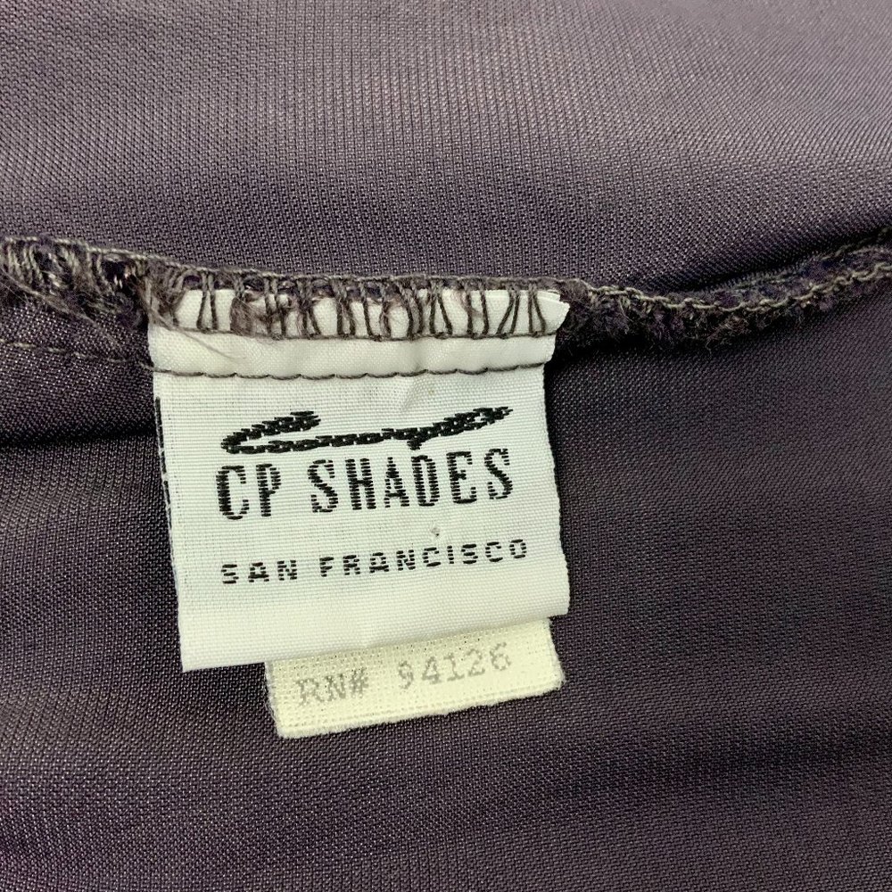VTG CP Shades San Francisco Crushed Velvet Pants Logenlook Elastic Waist Sz S -M - Picture 8 of 16